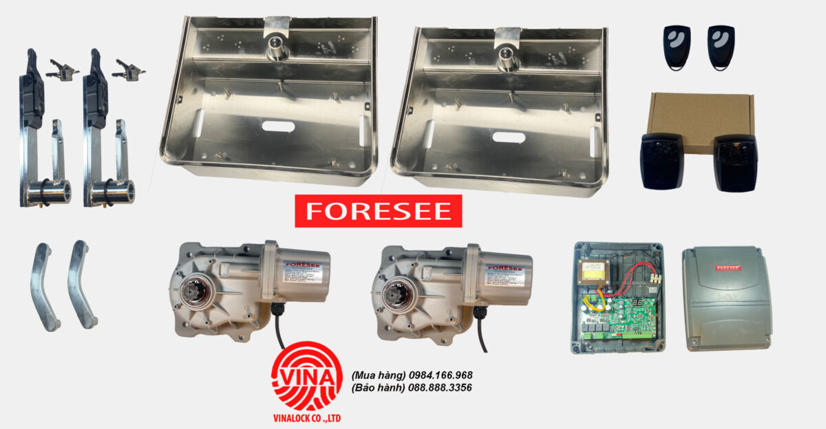 Cổng mở cánh âm sàn FORESEE (24V)